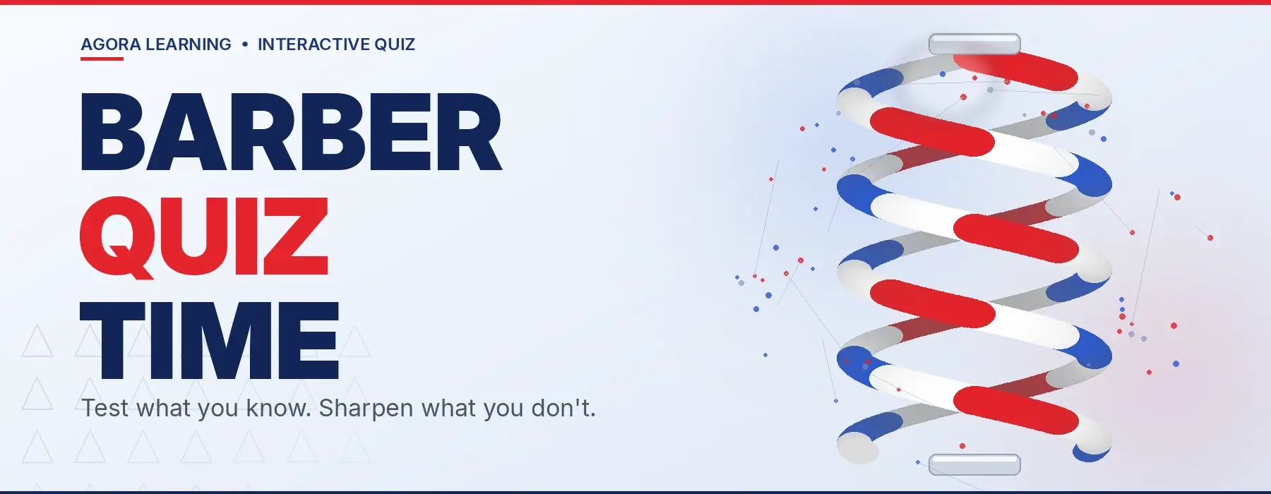 Barber Quiz Time — interactive reinforcement game